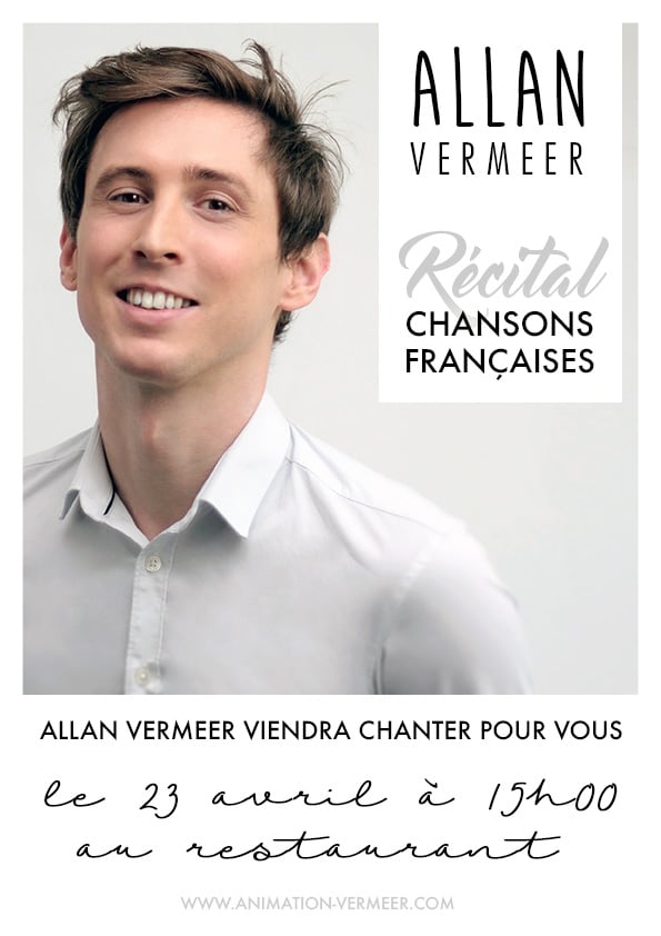 Affiche animation chanson française