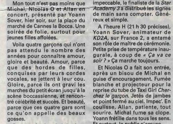 Les stars télé chauffent la place